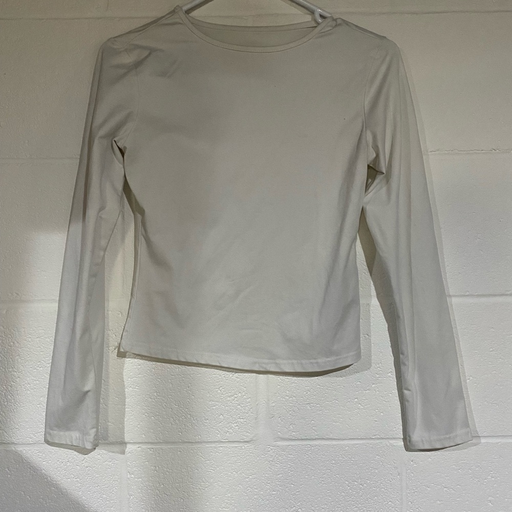 White shirt small tight fitting